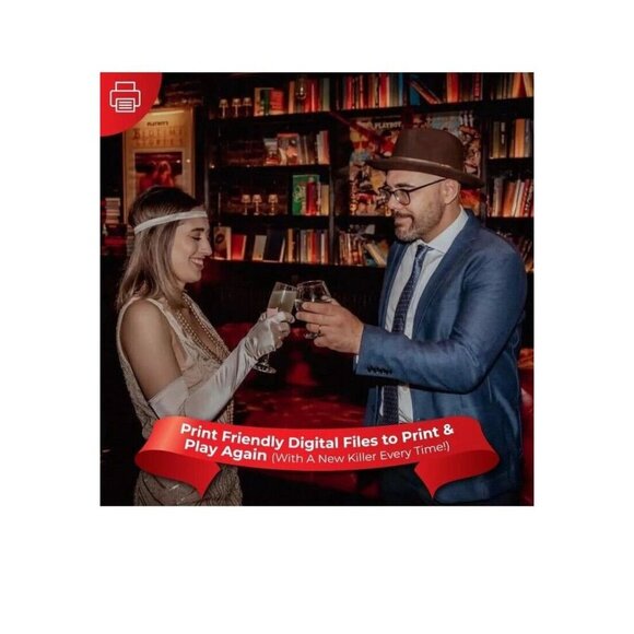 Bullets On Broadway A Flexible Murder Mystery Game New In Package - Picture 7 of 9